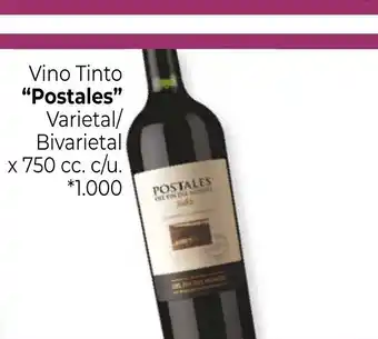 La Anonima Postales Vino Tinto Varietal/Bivarietal x 750cc. c/u. oferta