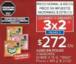 Carrefour Tang jugo en polvo v/sabores sobre oferta
