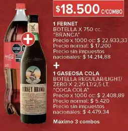 Carrefour Branca fernet botella oferta