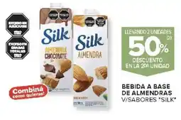 Carrefour Silk bebida a base de almendras v/sabores oferta