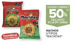 Carrefour Macritas nachos v/tipos oferta