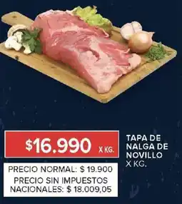 Carrefour Tapa de nalga de novillo oferta