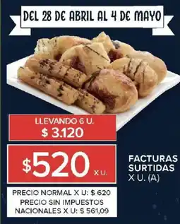 Carrefour Facturas surtidas oferta