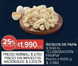 Carrefour Elaboración propia ñoquis de papa oferta