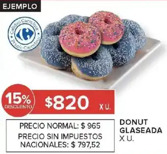 Carrefour Donut glaseada oferta
