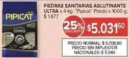 Carrefour Pipicat piedras sanitarias aglutinante ultra oferta