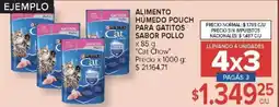 Carrefour Cat chow alimento húmedo pouch para gatitos sabor pollo oferta