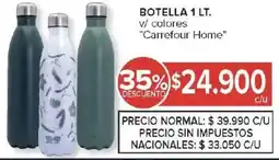 Carrefour Carrefour home botella oferta