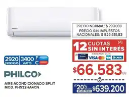 Carrefour Philco aire acondicionado split oferta