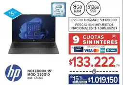 Carrefour Hp notebook 15" oferta