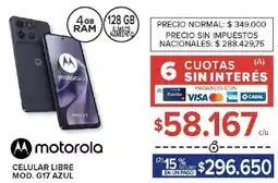 Carrefour Motorola celular libre oferta