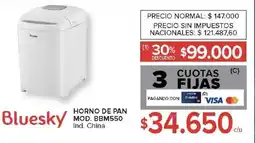 Carrefour Bluesky horno de pan oferta