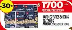 Supermercados DIA Dia ravioles varios sabores oferta