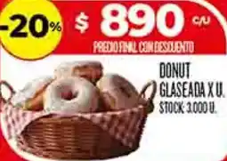 Supermercados DIA Donut glaseada oferta