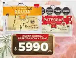 Supermercados DIA Dia queso couda/ pategras oferta