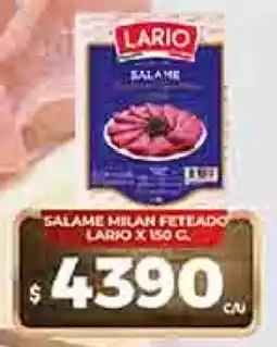 Supermercados DIA Lario salame milan feteado oferta