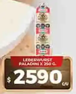 Supermercados DIA Paladini leberwurst oferta