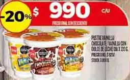Supermercados DIA Dia postre vainilla chocolate/vainilla con dulce de leche oferta