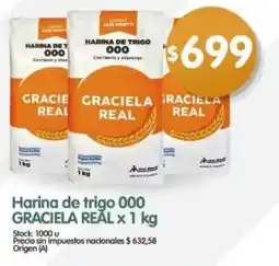 Supermercados Buenos Días Graciela real harina de trigo 000 oferta