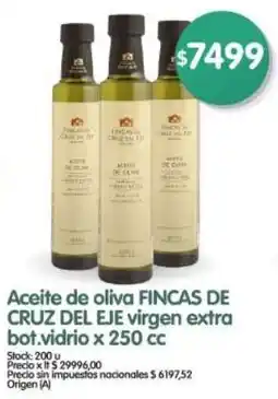 Supermercados Buenos Días Fincas de cruz del eje aceite de oliva virgen extra bot.vidrio oferta