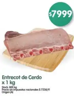 Supermercados Buenos Días Entrecot de cerdo oferta