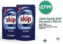 Supermercados Buenos Días Skip jabón líquido doy pack oferta