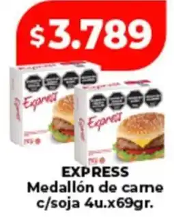 Supermayorista Vital Express medallón de came c/soja oferta