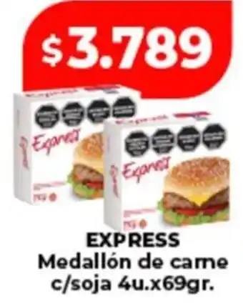 Express medallón de came c/soja