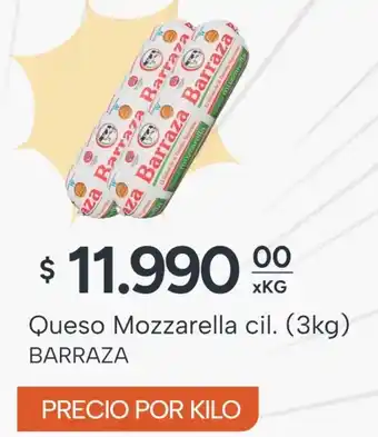 Barraza queso mozzarella cil.