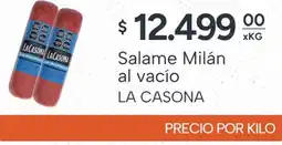 El Milagro Mayorista La casona salame milán al vacío oferta