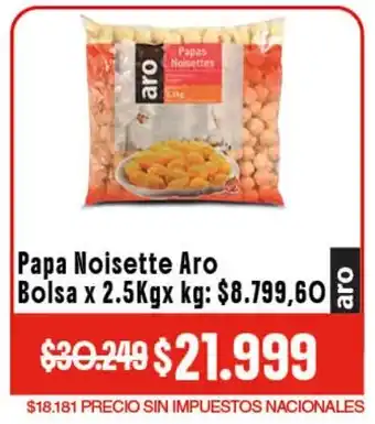 Papa noisette aro bolsa