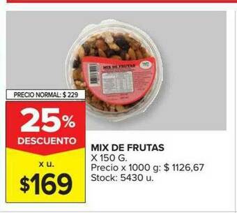 Carrefour Market Mix De Frutas 25% Descuento oferta