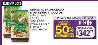 Carrefour Market Alimento Balanceado Para Perros Adultos Pollo Y Carne oferta