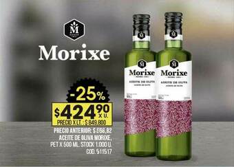 Coto Aceite De Oliva Morixe oferta