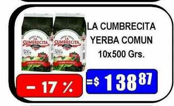 Dulcenter La Cumbrecita Yerba Comun oferta