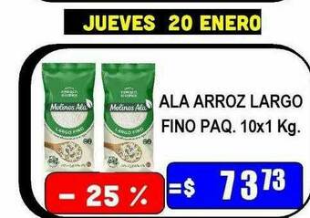 Dulcenter Ala Arroz Largo Fino oferta
