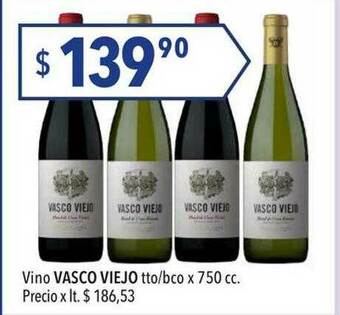 Hergo Vino Vasco Viejo Tto Bco oferta