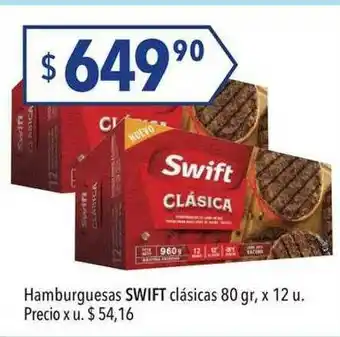 Hergo Hamburguesas Swift Clásicas oferta