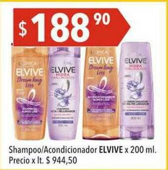 Hergo Shampoo Acondicionador Elvive oferta