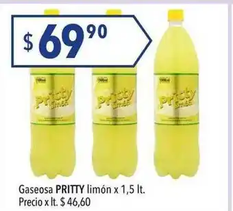 Hergo Gaseosa Pritty Limón oferta