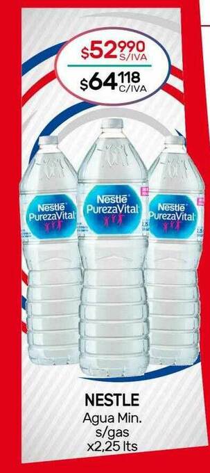 Nini Mayorista Nestle Agua Min. S-Gas oferta