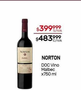 Nini Mayorista Norton Doc Vino Malbec oferta