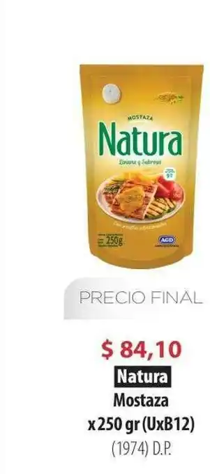 Parodi Natura Mostaza oferta