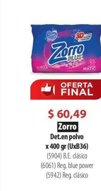 Parodi Zorro Det En Polvo oferta