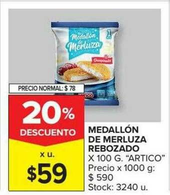 Carrefour Medallón De Merluza Rebozado oferta