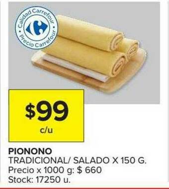 Carrefour Pionono Tradicional Salado oferta