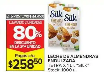 Carrefour Leche De Almendras Endulzada oferta