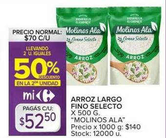 Carrefour Arroz Largo Fino Selecto oferta