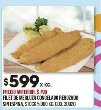 Coto Filet De Merluza Congelado Rebozado Sin Espina oferta