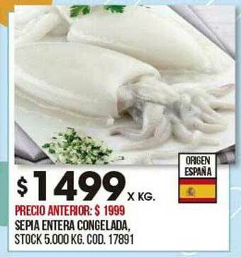 Coto Sepia Entera Congelada oferta